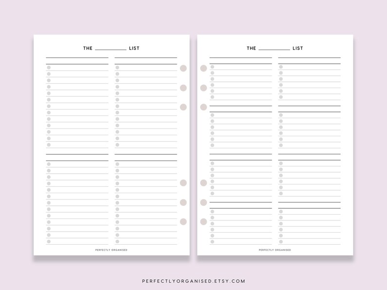 Complete List Only Ultimate List Bundle | to Do List, Shopping List, Grocery List, Wish ...