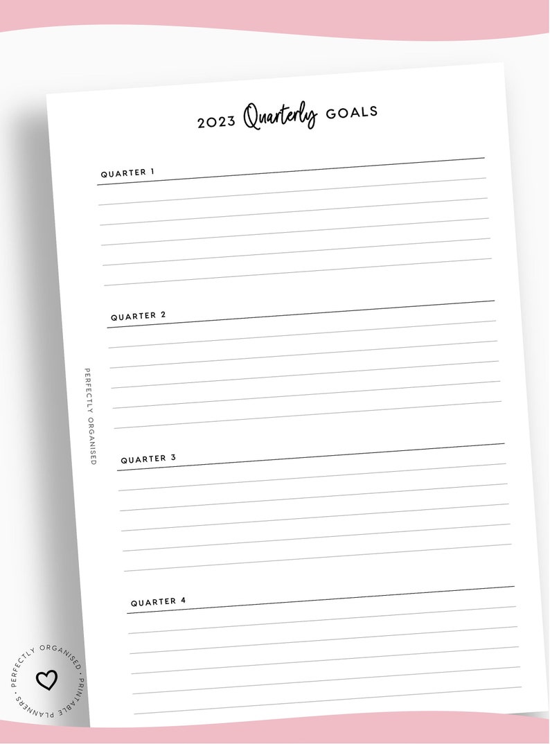 Printable 2023 Goal Planner 2023 Goal Planning 2023 Goal - Etsy Uk