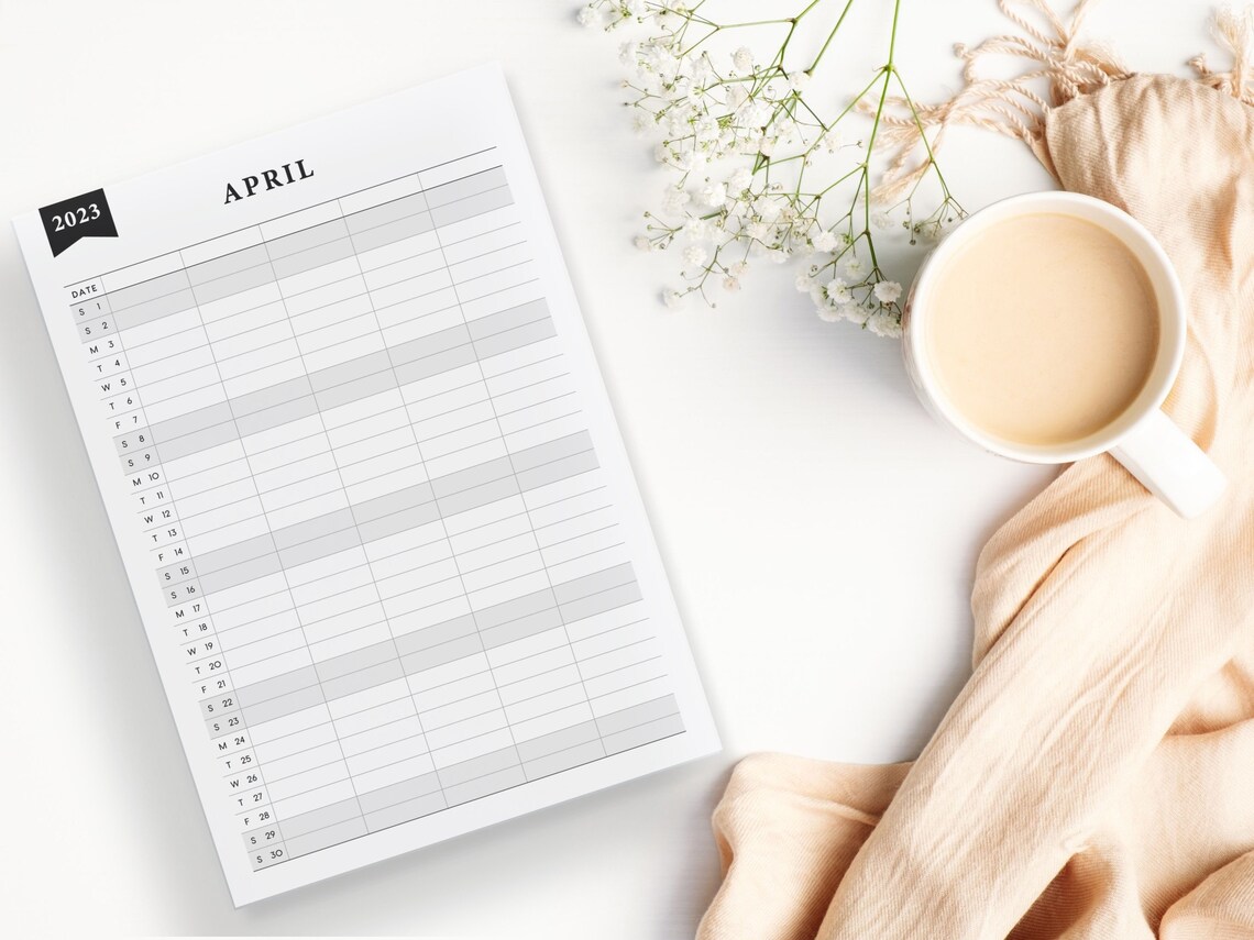 PRINTABLE 2023 Family Calendar 2023 Family Planner 2023 Etsy