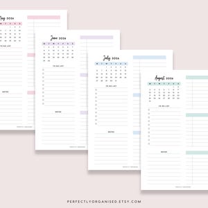 2026 Daily Planner Printable: Pastel Day On 1 Page (A5 A4 Letter PDF) image 4