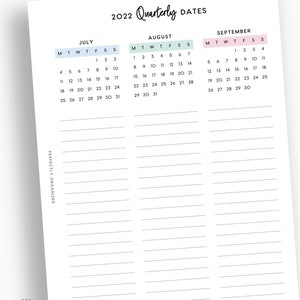 quarterly