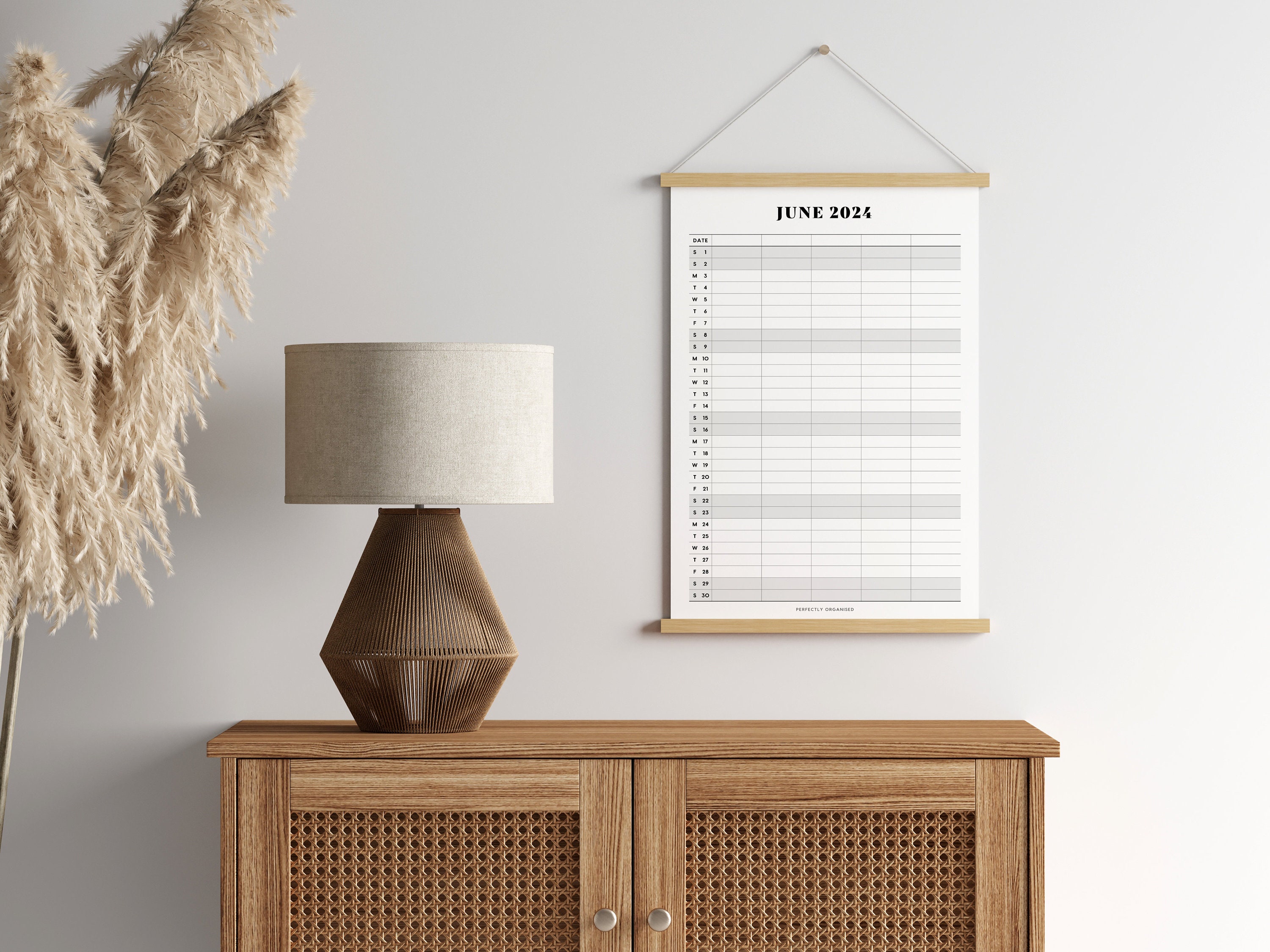 PRINTABLE 2024 Family Calendar 2024 Calendar Printable, 2024 Desk