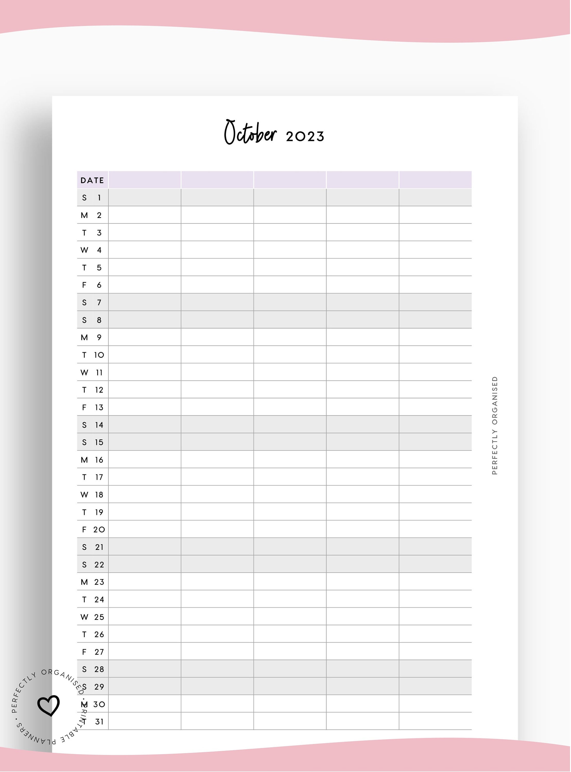 PRINTABLE 2023 Family Planner 2023 Family Calendar 2023 Etsy Finland
