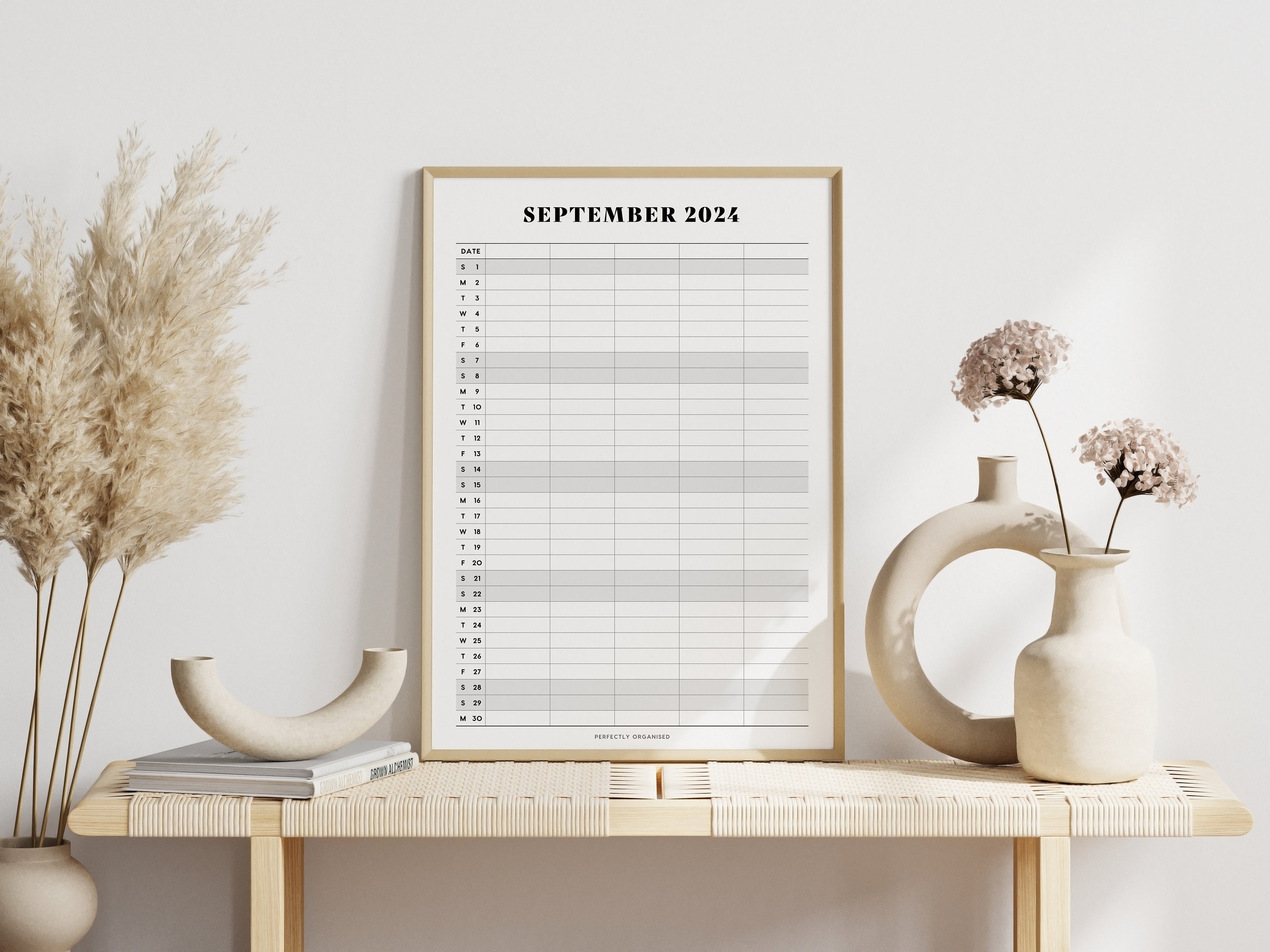 PRINTABLE 2024 Family Calendar 2024 Calendar Printable, 2024 Desk