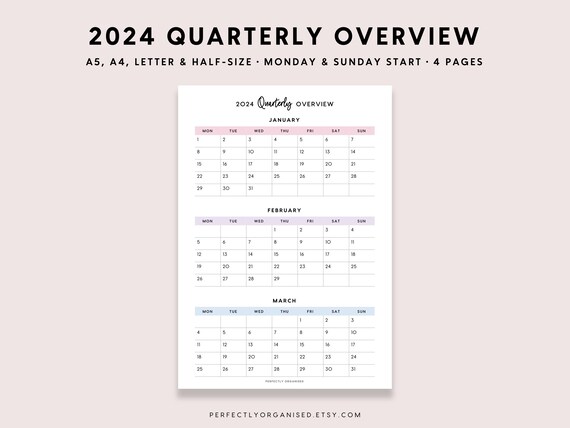 2024 HANDWRITTEN CALENDAR Scrapbook Clip Art Printable Digital Monthly  Calendar Template Coupon: BUY3GET20OFF 