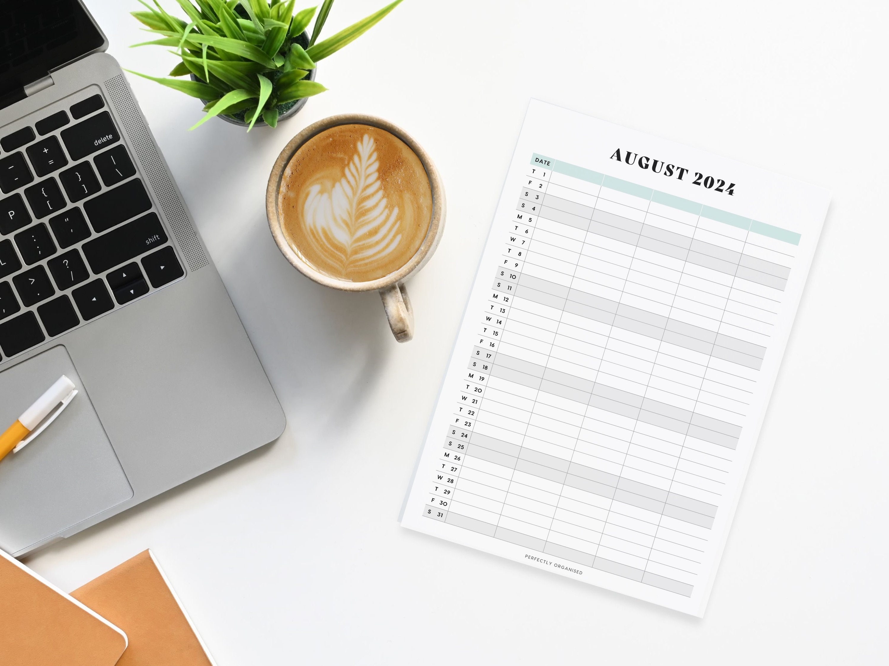PRINTABLE 2024 Family Calendar 2024 Family Planner Printable, 2024 Desk
