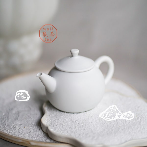 Loose Leaf Teapot / Treasure Teapot｜Snowy Rock