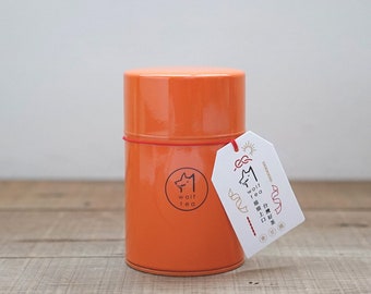 Wolf Tea Orange Exclusive Canister / Collection de thé - Milky Oolong Black Tea / Thé / Caddy / Tea Gift