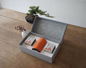 Tea Collection Gift Box / Green Floral｜Orange Mellow