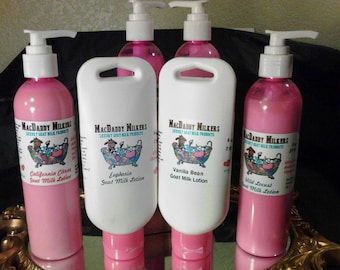 Lociones caseras de leche de cabra de 8 oz