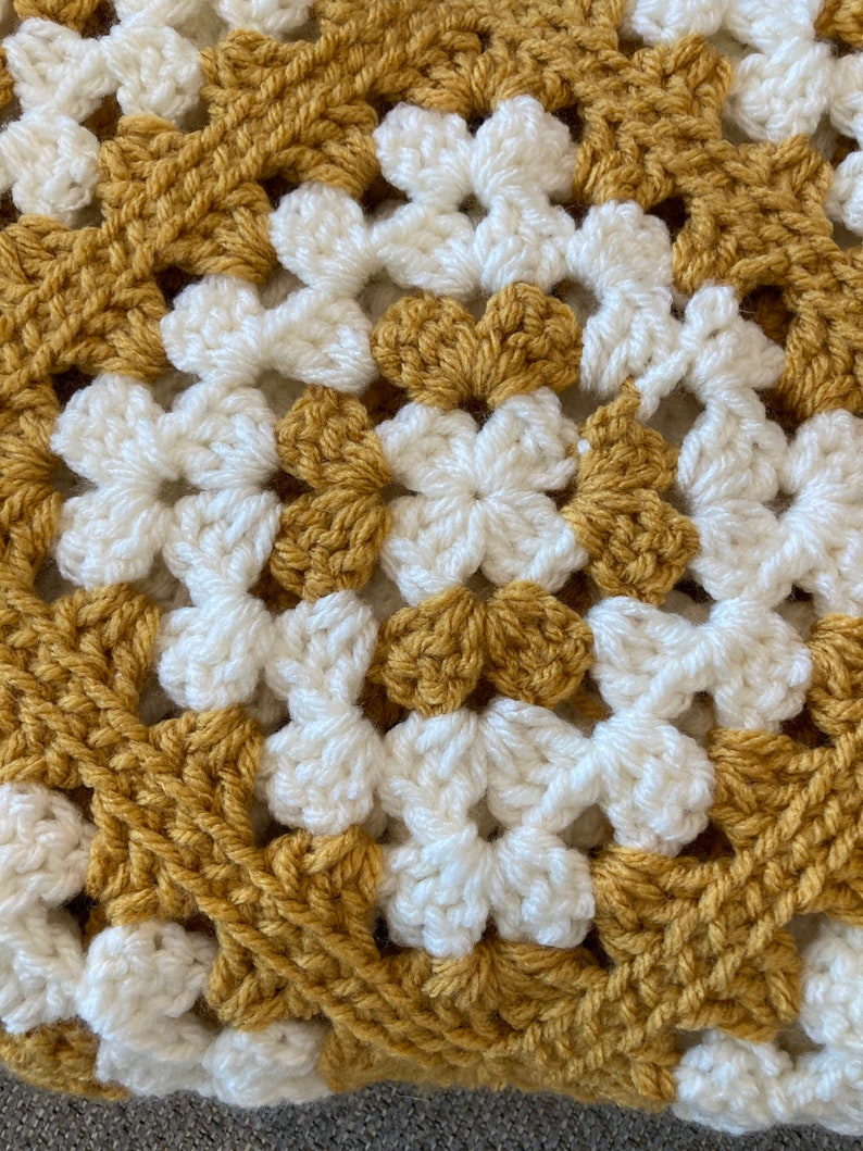 Mable Granny Square Blanket - Etsy