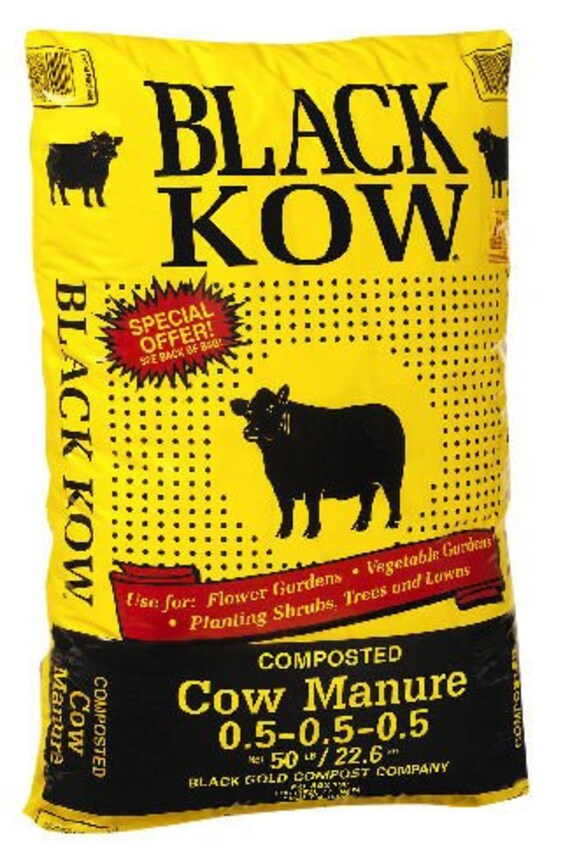 Black Kow Cow Manure Compost 33 LB Bag Etsy