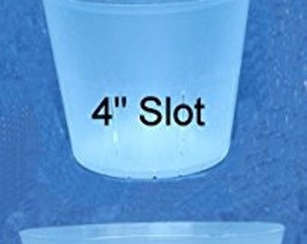 Clear Plastic Slot Pot for Orchids - 3 Sizes