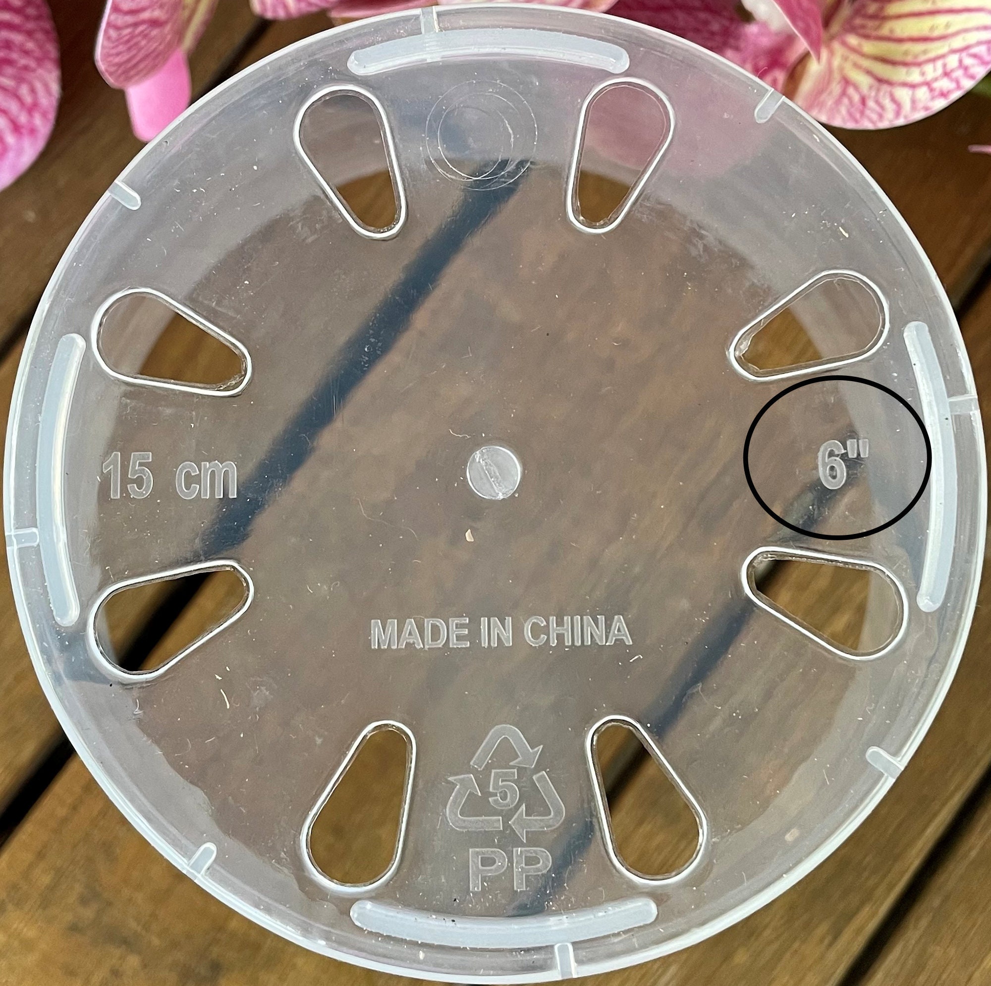 Clear Plastic Pot Virtually Clear Plastic Pot 6 1/8 Etsy