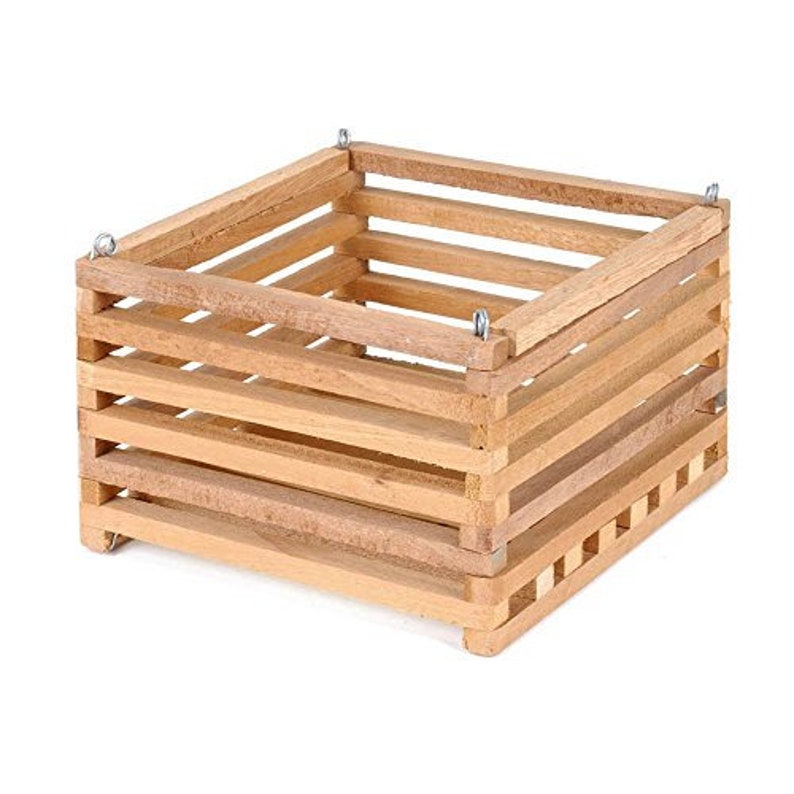 BetterGro Cedar Slat Vanda Basket 6 inch square Etsy