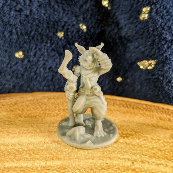 Druid 3D Printed Resin Bust Dungeons and Dragons Tabletop Role Playing Pathfinder Miniatures