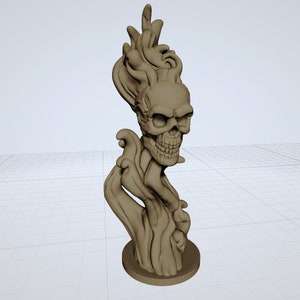 Flameskull Miniature | Tiny, Floating Terror | Great for D&amp;D ...