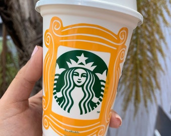 Copo Starbucks inspirado em amigos, Copo Starbucks personalizado, Copo Starbucks personalizado, Copo Starbucks de amigos, Copo Starbucks