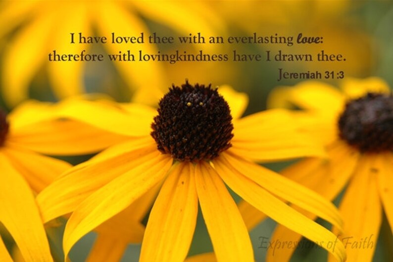 I Have Loved Thee With An Everlasting Love Jeremiah 31 3 Etsy