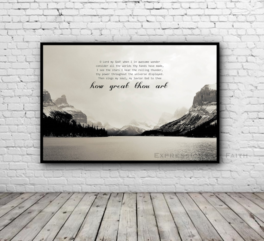 How Great Thou Art Scripture Wall Art Canvas Print Canvas Or Plaque how-great-thou-art-scripture-wall-art-canvas-print-canvas-or-plaque