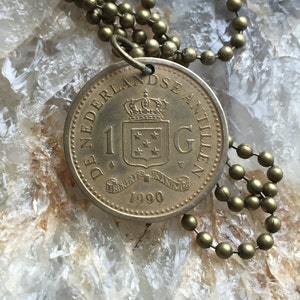 Netherlands 1999 1 G coin on a 24 inch ball chain necklace. BOGO Free - sellers choice