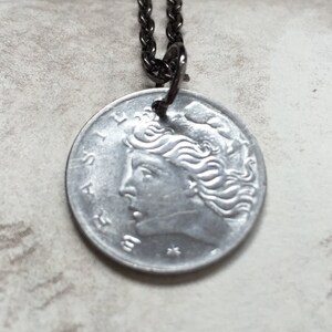 BRASIL 1969, 1971 & 1975 5 Centavos coin w/ 24 inch chain necklace. BOGO Free - sellers choice