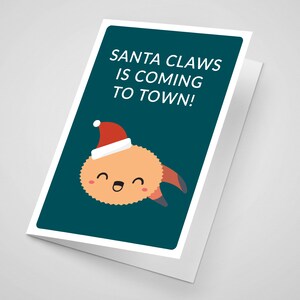 Dim sum Christmas card greeting card cute funny puns image 5