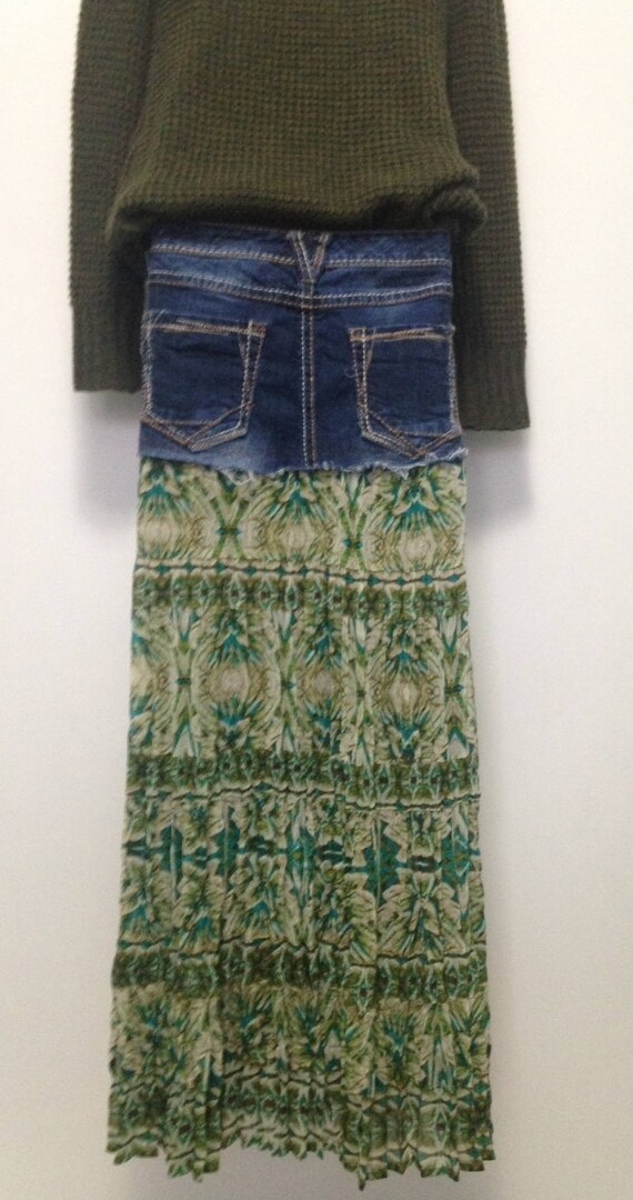 maurices denim skirt