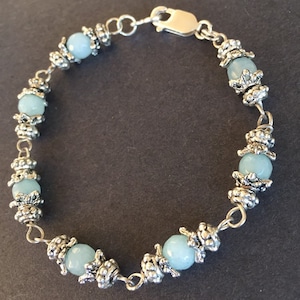 Aqua Silber Armband