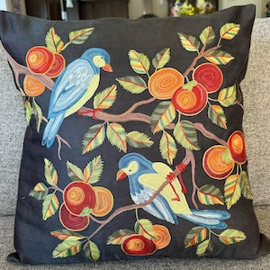 Suzani Pillowcase, Suzani Cushion, Uzbek Suzani, Decorative pillows