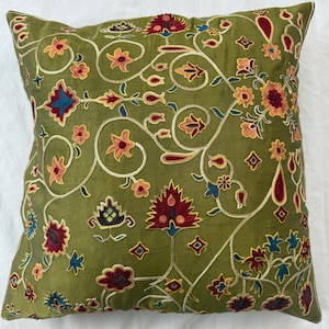 Suzani Pillowcase, Suzani Cushion, Uzbek Suzani, Decorative pillows