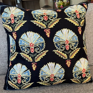 Suzani Pillowcase, Suzani Cushion, Uzbek Suzani, Decorative pillows