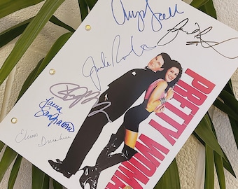 Pretty Woman Movie Film Script Screenplay with Signature Autographs Reprint - Julia Roberts Richard Gere Amy Yasbeck Jason Alexander
