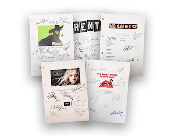 The Classic Musical Collection Movie Scripts Screenplay Signatures Autograph Reprints Rocky Horror Les Miserables Wicked Rent