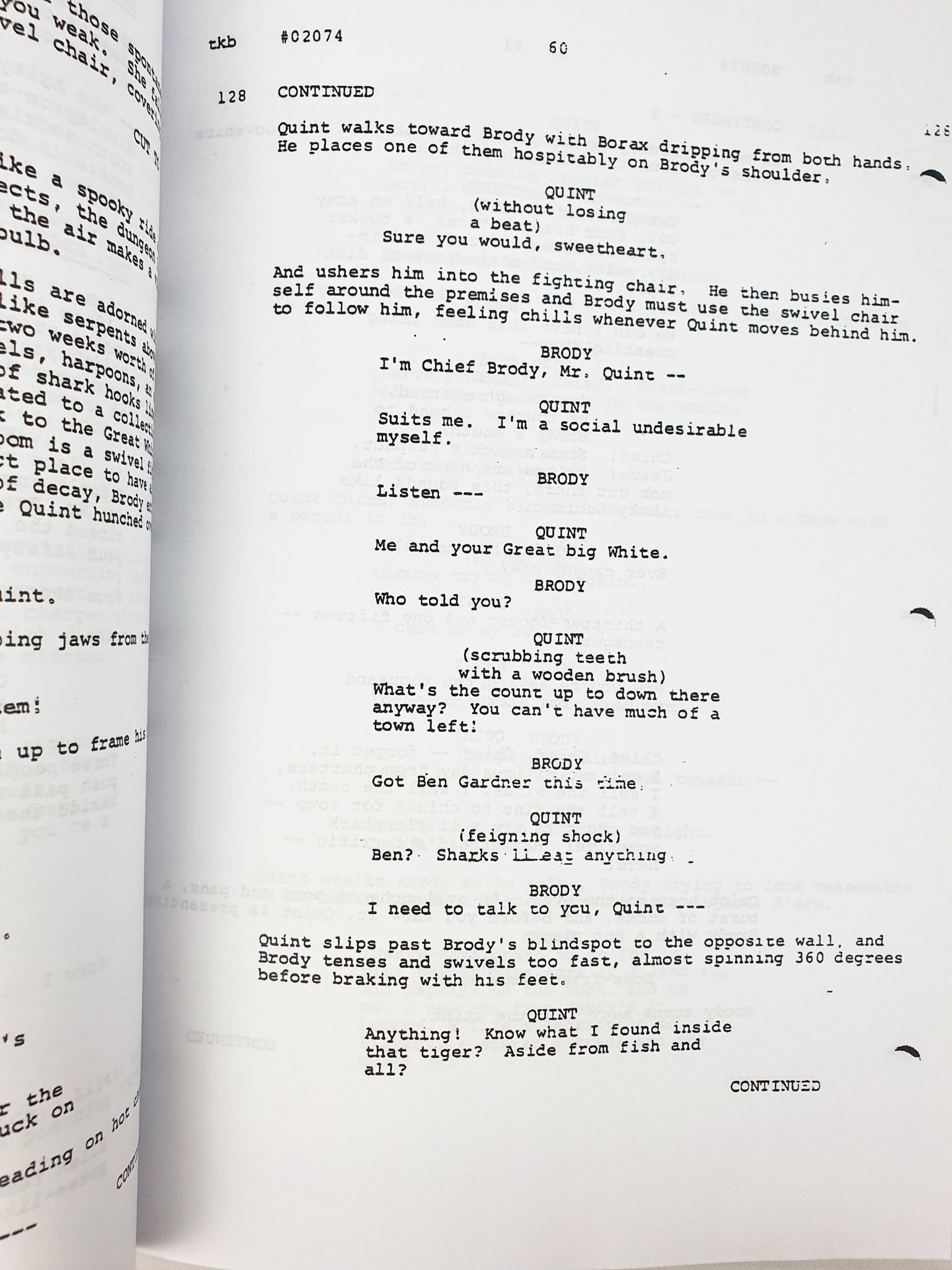 Jaws Film Movie Script Screenplay with Signatures Autograph Etsy