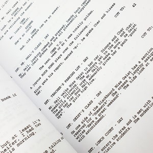 Clueless Script Clueless Film Movie Script Screenplay Signatures Autographs Reprint ...