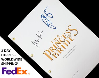 The Princess Bride Film Movie Script Screenplay with Signatures Autograph Reprint - Rob Reiner Cary Elwes Robin Wright