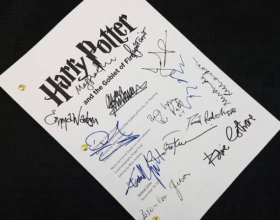Order Of The Phoenix Cast Harry Potter Movie Signed Autographed A4 Print Photo