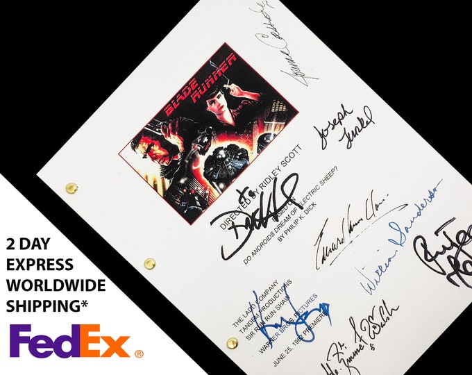 Blade Runner Film Movie Script 80s 90s Screenplay With - Etsy