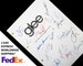 Glee TV Script Screenplay with Signatures Autographs Reprint Musical Cory Monteith Lea Michele Chris Colfer Jane Lynch Matthew Morrison