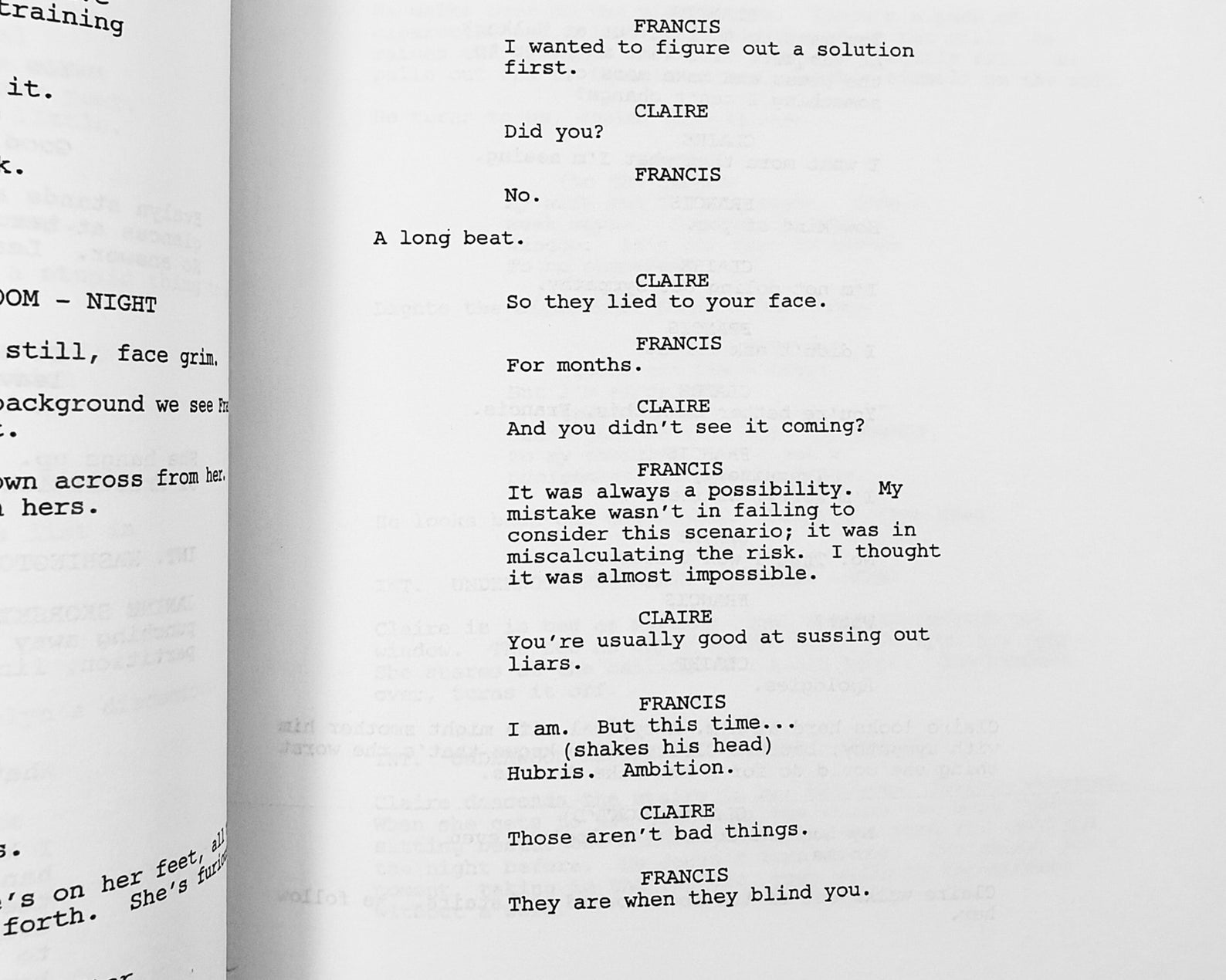 House of Cards TV Show Script Screenplay with Signatures Etsy