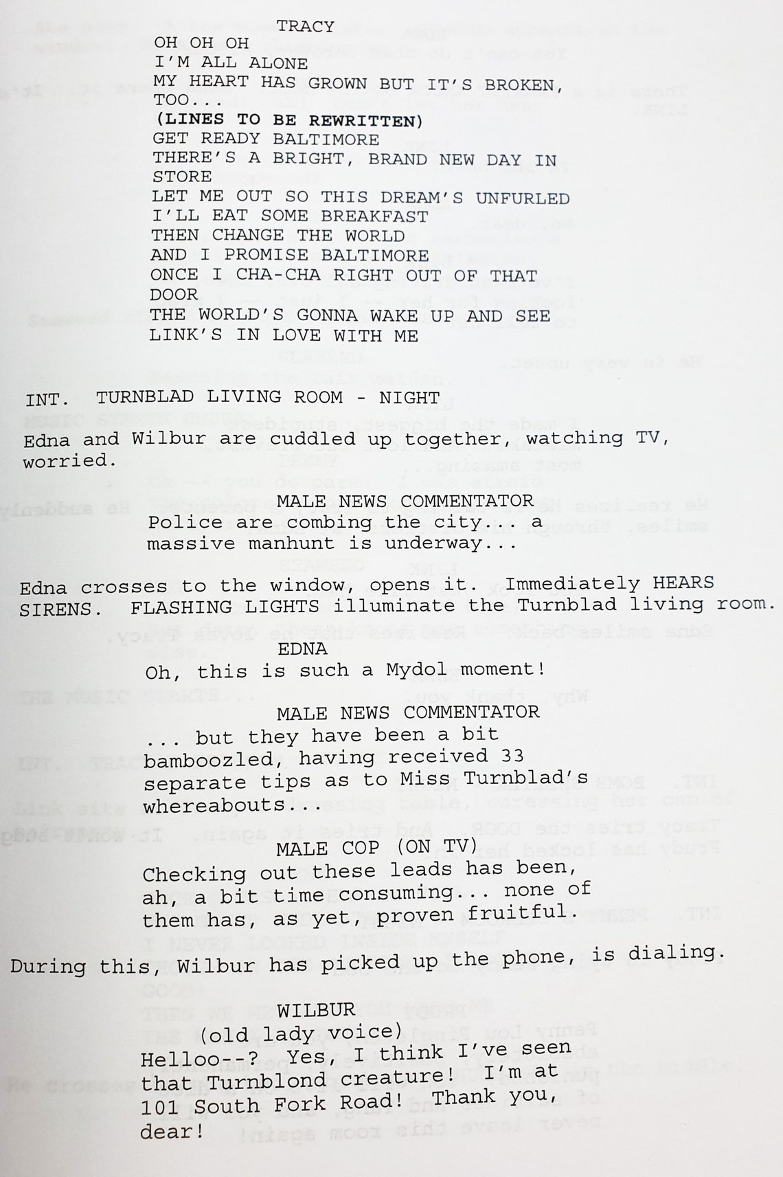 Hairspray Film Movie Script Screenplay with Signatures Etsy