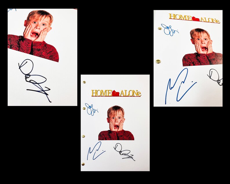 Home Alone Movie Film Script Screenplay with Signatures Etsy
