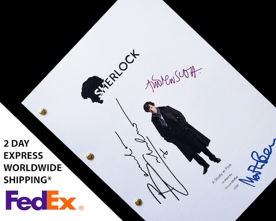 Sherlock Tv Script Bbc Benedict Cumberbatch A Study In Pink Etsy Sherlock Tv Script Bbc Benedict Cumberbatch A Study In Pink Etsy