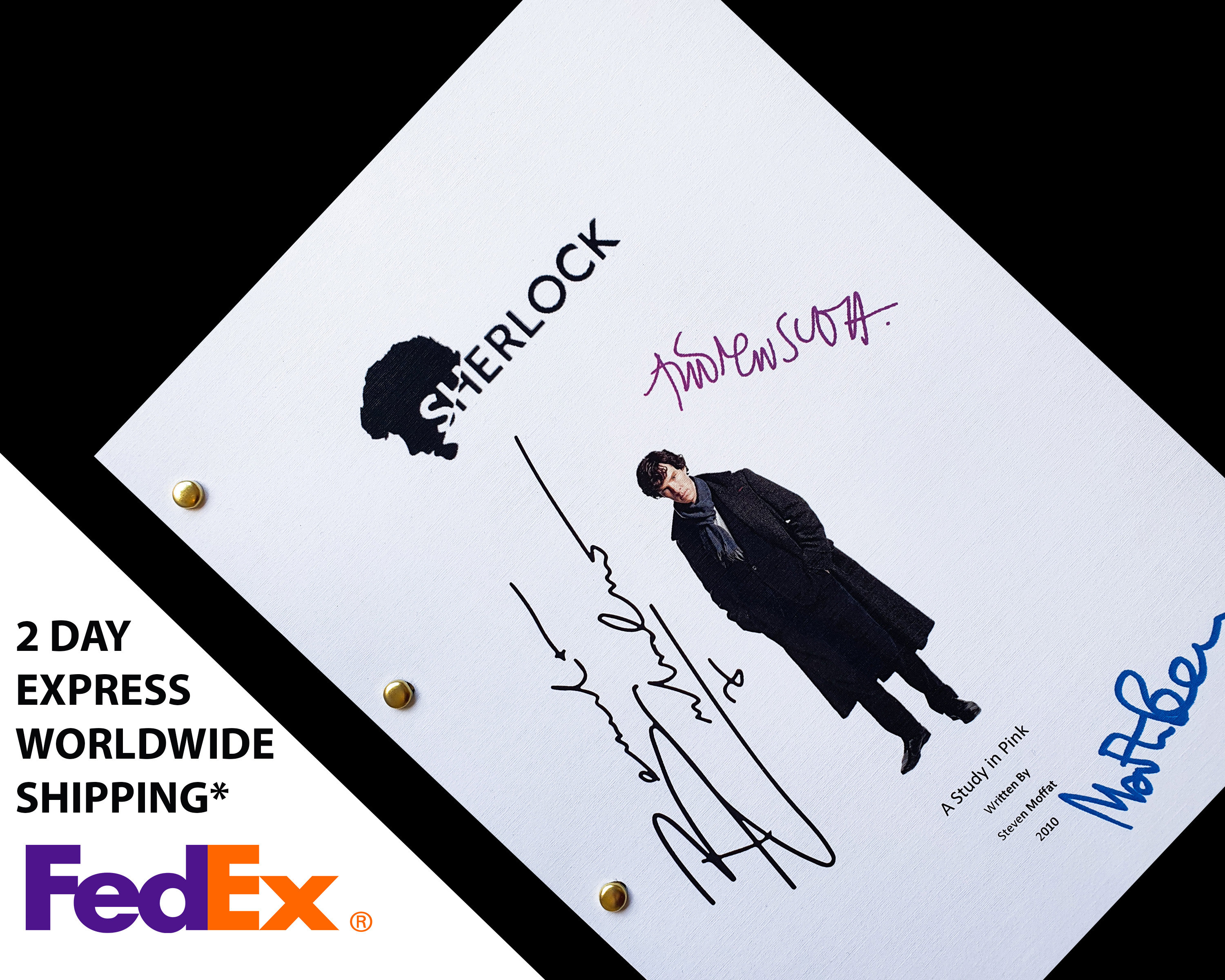 Sherlock Tv Script c Benedict Cumberbatch A Study In Pink Etsy Sherlock Tv Script c Benedict Cumberbatch A Study In Pink Etsy