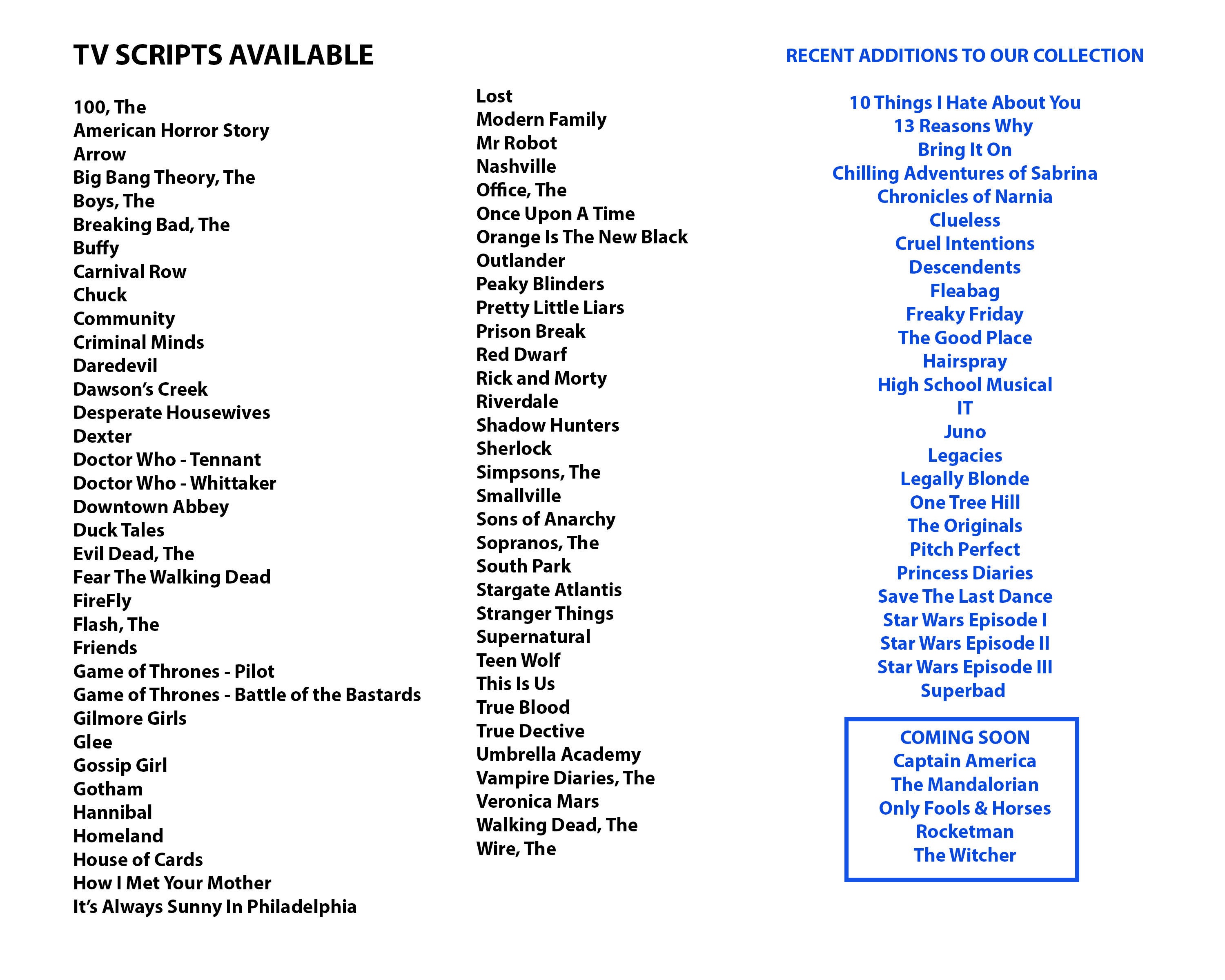 Tv script. Сценарий тв-шоу. movie script.