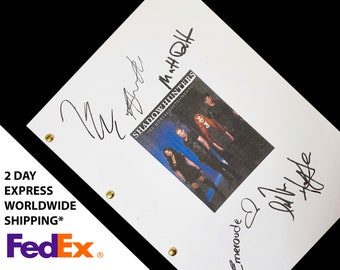 Shadowhunters tv-show script handtekeningen handtekening herdruk herdruk Katherine McNamara Dominic Sherwood Matthew Daddario Harry Shum Jr Emeraude Toubia