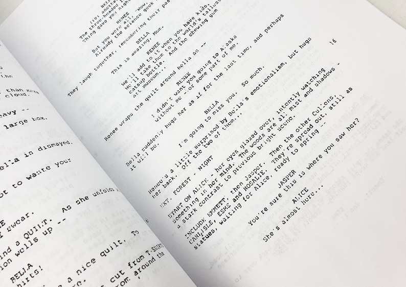Twilight Eclipse Film Movie Script Screenplay With Signatures Autograph ...