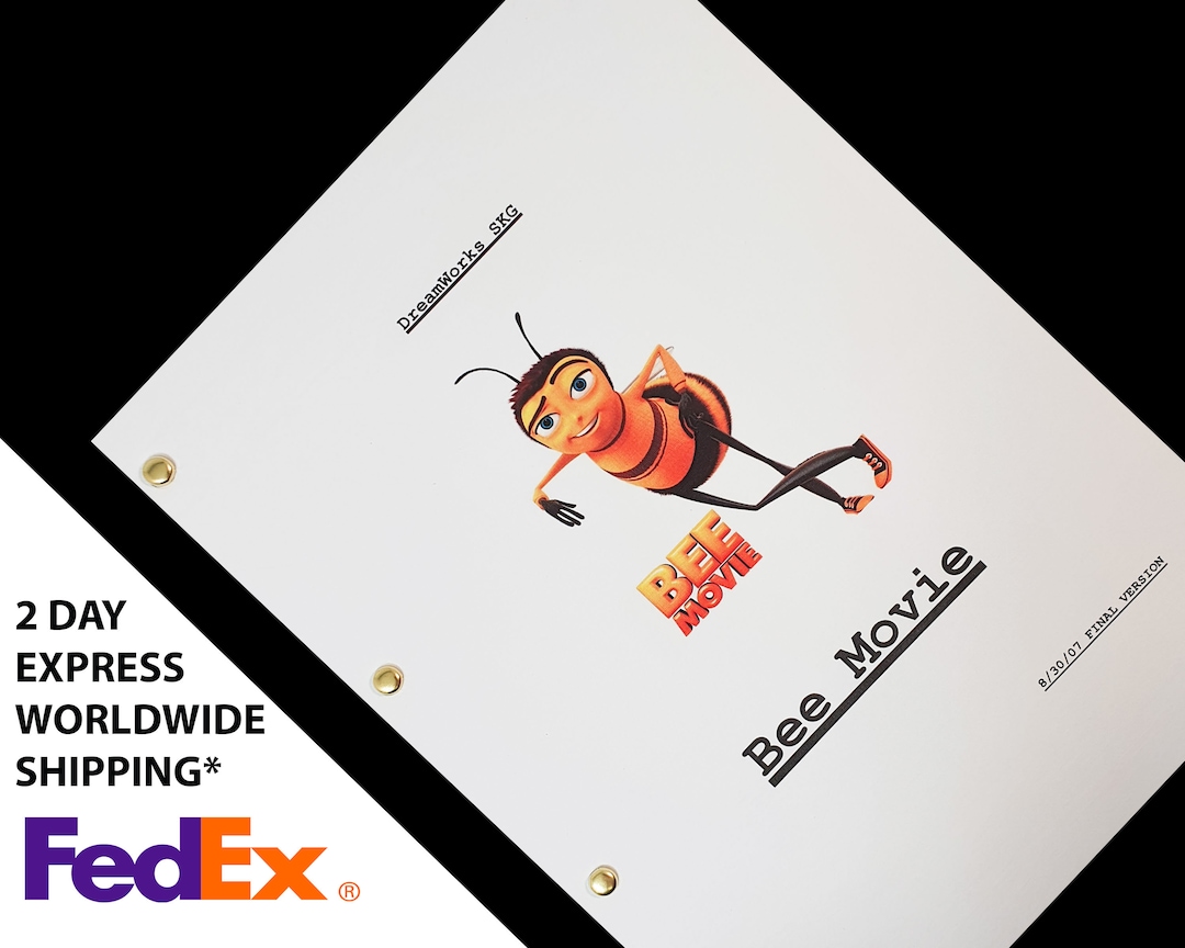 Entriebee Movie Script Bee Movie Film Script, Screenplay Reprint Animated - Jerry Seinfeld ...