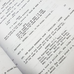 Pitch Perfect Film Movie Script Screenplay Signatures Autograph Reprint ...
